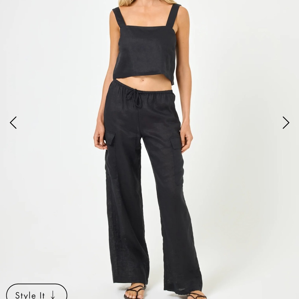 LSPACE Black Pant Set